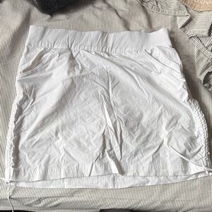 Columbia Striped White Skort